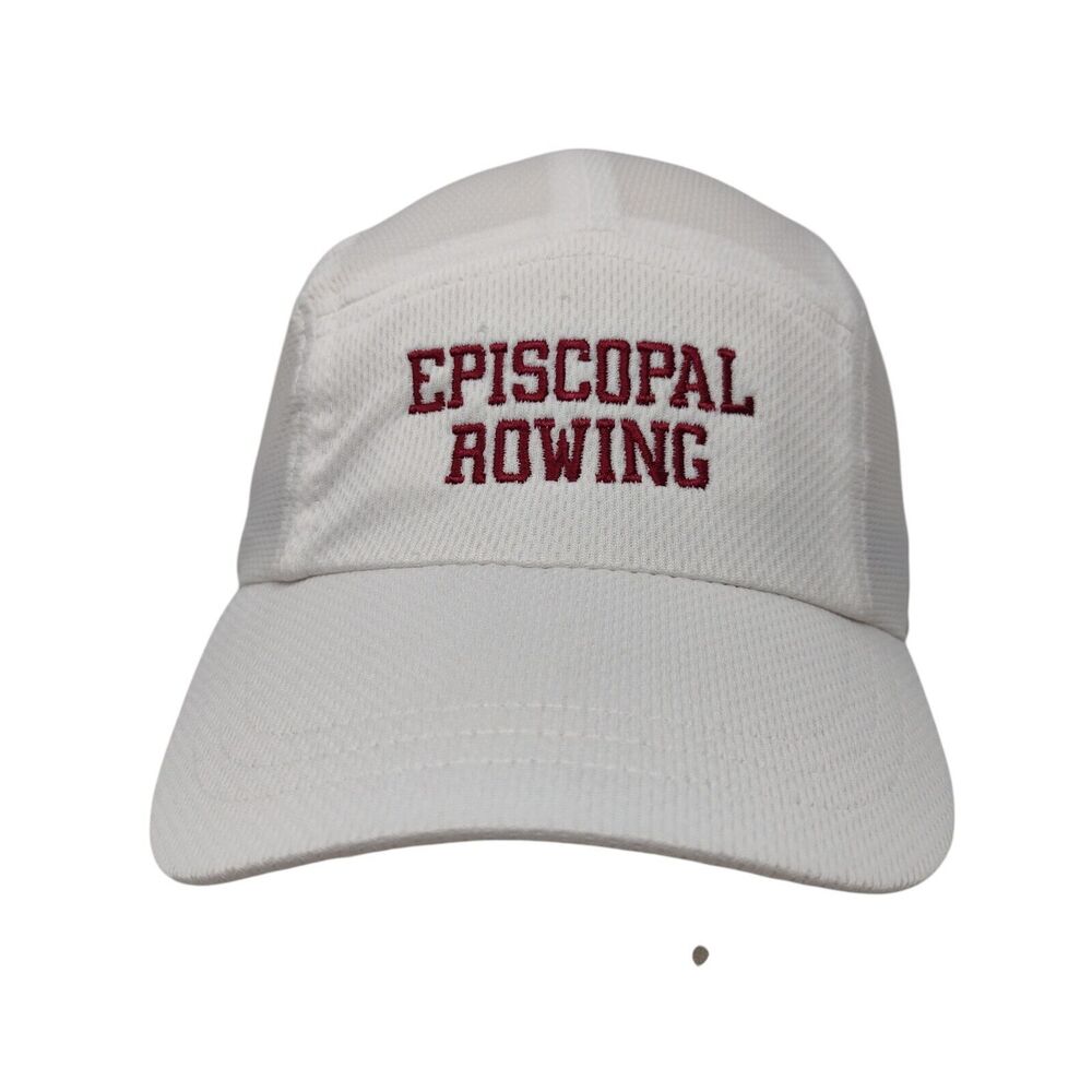 Headsweats Slideback Hat White Episcopal Rowing Embroidered Logo Witt